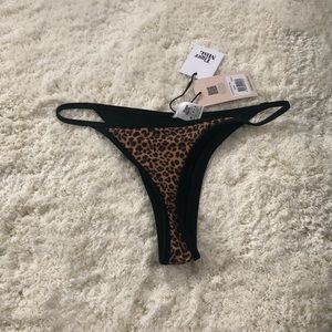 Leopard swimsuit bottoms